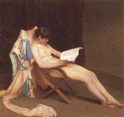 Theodore Roussel The Reading gril oil painting